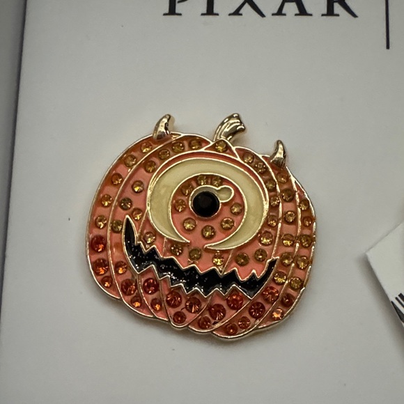 BaubleBar Pumpkin Earrings - Gold and Orange - Picture 3 of 4